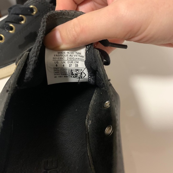 Converse black all star shoes - Picture 5 of 6